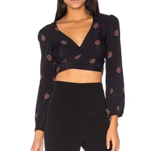 Flynn Skye That’s a wrap crop top